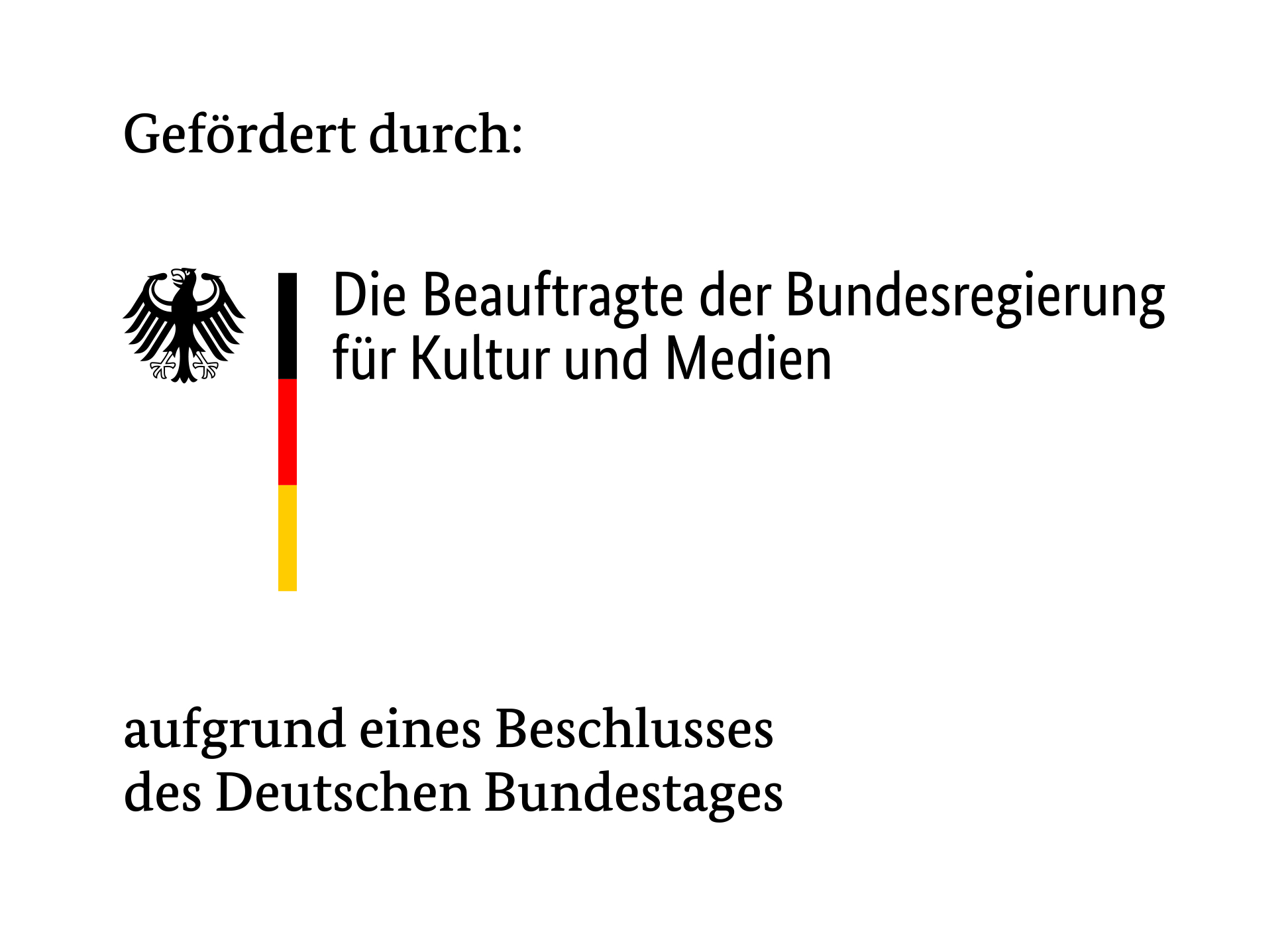 Die Beauftragte der Bundesregierung für Kultur und Medien (BMK) 2